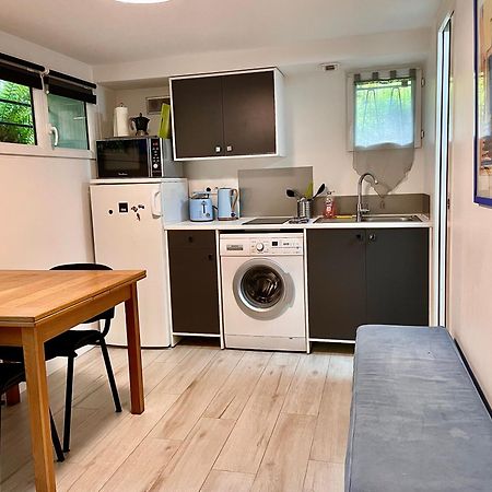 Appartement Cosy, Independant Avec Jardin 뫼동 외부 사진