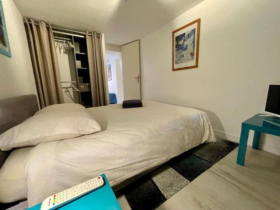 Appartement Cosy, Independant Avec Jardin 뫼동 외부 사진