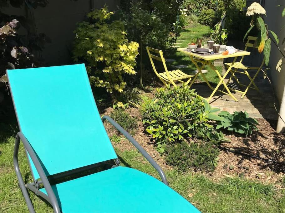 Appartement Cosy, Independant Avec Jardin 뫼동 외부 사진